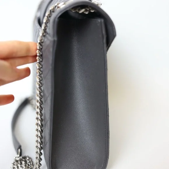 YSL Large Envelope quilted crossbody shoulder bag - Picture 4 of 12